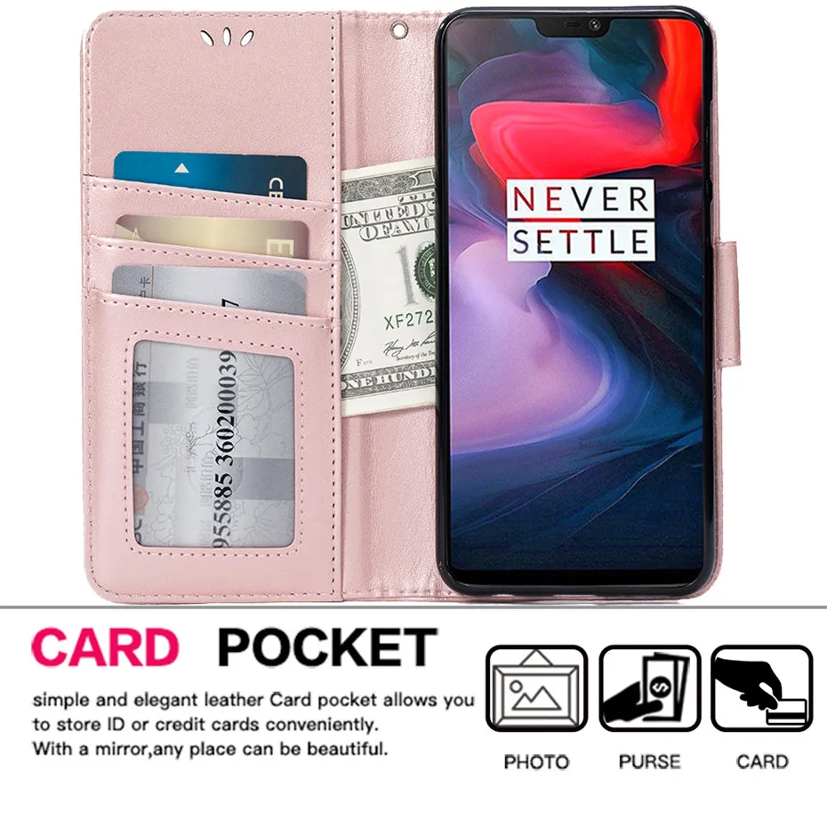 case for OnePlus 6-Rose Gold01