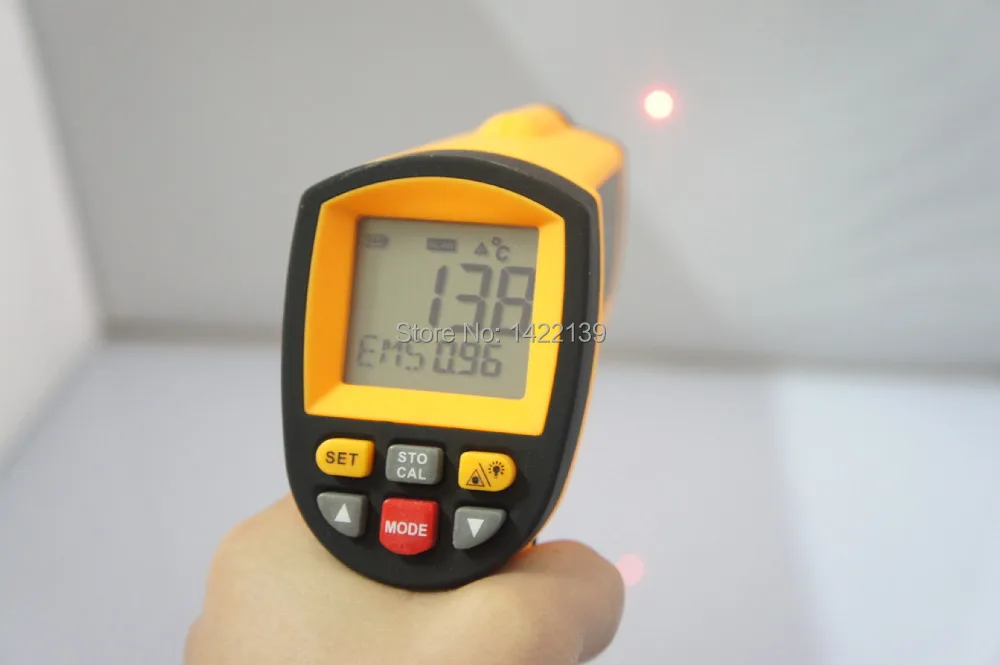 

Digital Non-contact Infrared IR Thermometer -50-1150C (-58-2102F) 20:1 GM1150 , Temp Temperature Tester