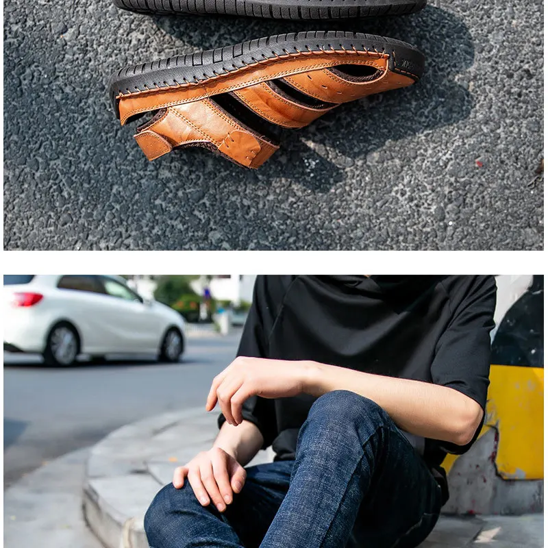 moda sandálias de praia homens sapatos casuais