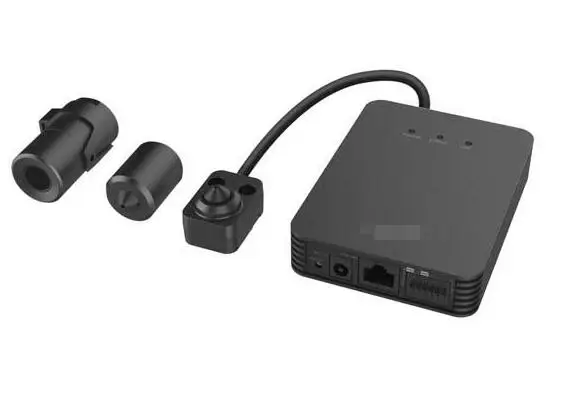 IP Camera DS-2CD6412FWD-C1 1.3MP WDR Pin tube network camera with Sensor Unit DS-2CD6412FWD-L20 8m cable multi-language