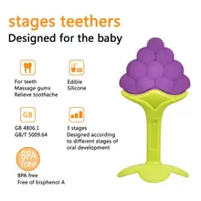 Anneau de dentition Silicone brosse à dents sûr bébé anneau de dentition enfants dentition enfants mâcher livraison directe soins dentaires brosses à dents(China)