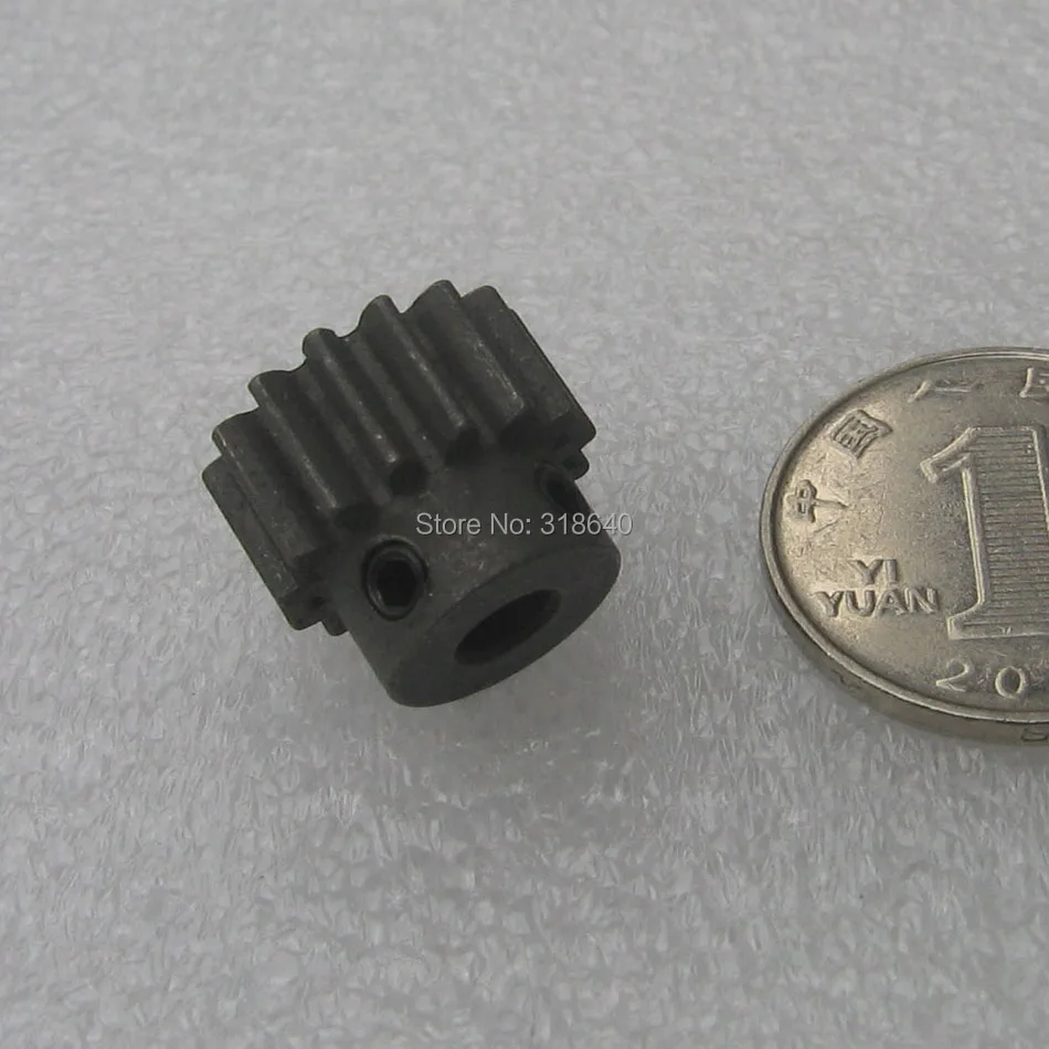 Spur Gear pinion 1M 15T 15Teeth Mod 1 Width 8mm Bore 5mm 6mm Right