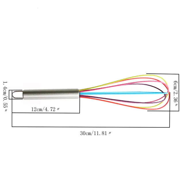 9/10/12 дюймов Нержавеющая сталь яйцо колотушки ручной венчик Миксер ручной веничек для взбивания яиц мешалка для крема для инструменты для кухни дома инструменты для яиц - Цвет: 9inch
