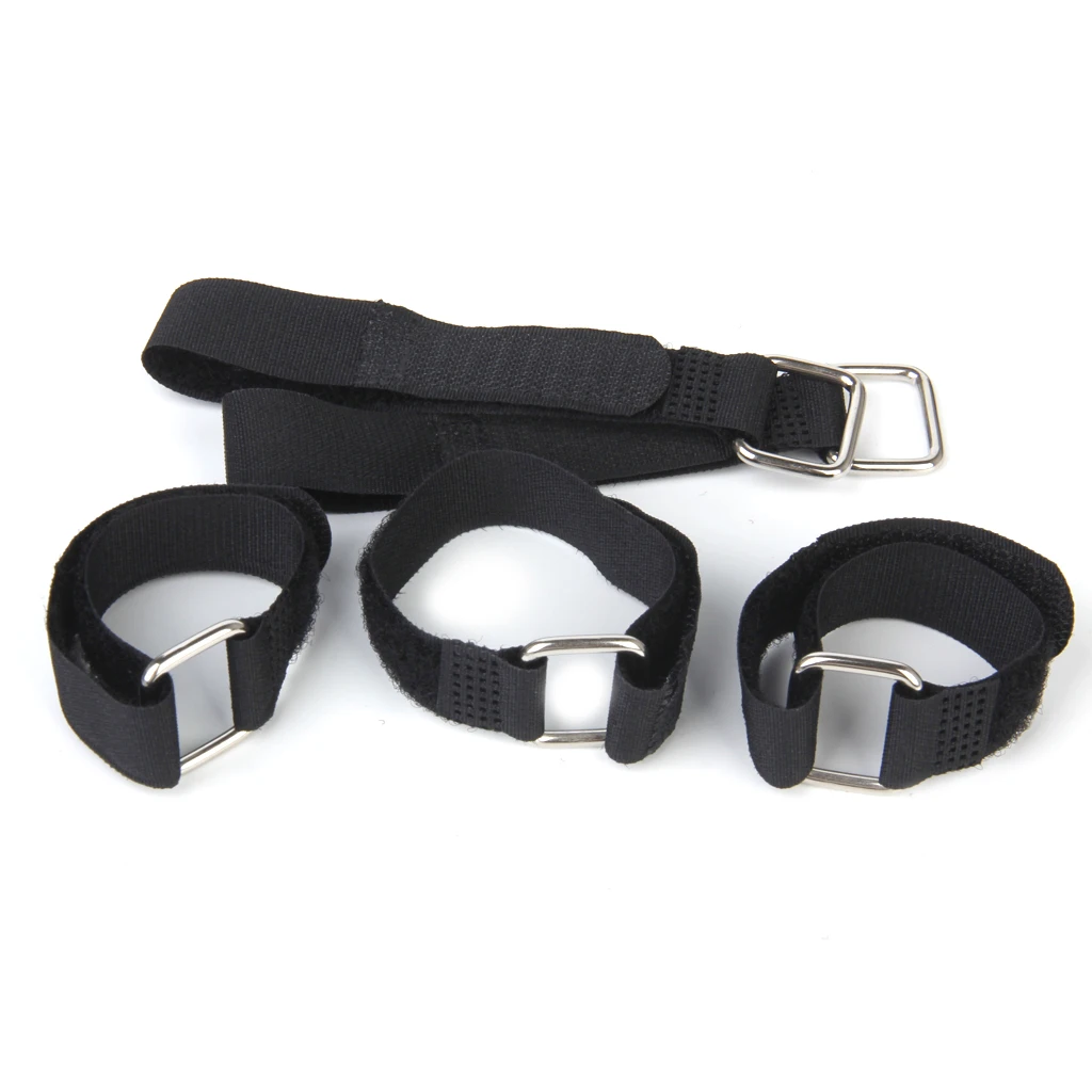 Nylon Straps Cable Tie Wire Rope Hook and Loop Organiser 10pcs Black