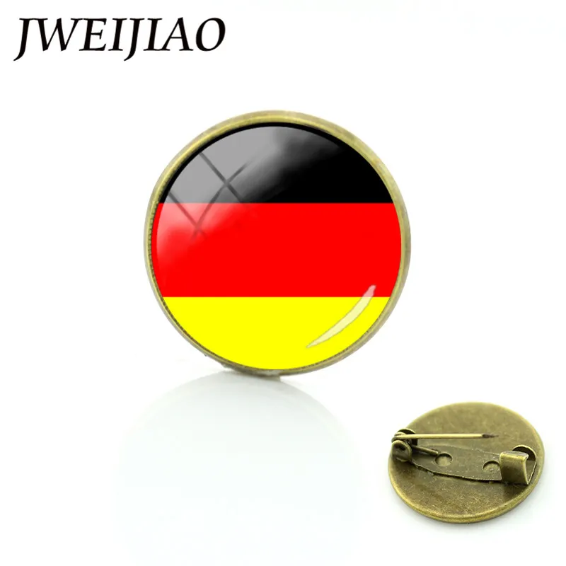 JWEIJIAO Броши с флагом значок Германия Турция Дания Кипр флаг отворот одежда