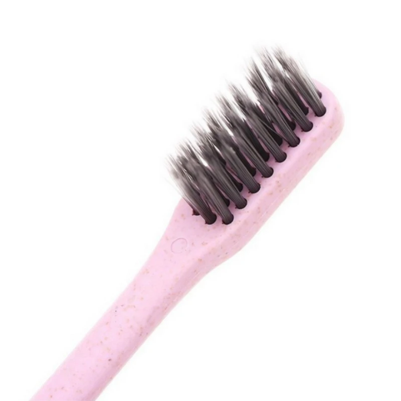 Экологически чистая разлагаемая зубная щетка с пылезащитным чехлом туристические Зубные щетки Нескользящая ручка очистка полости рта