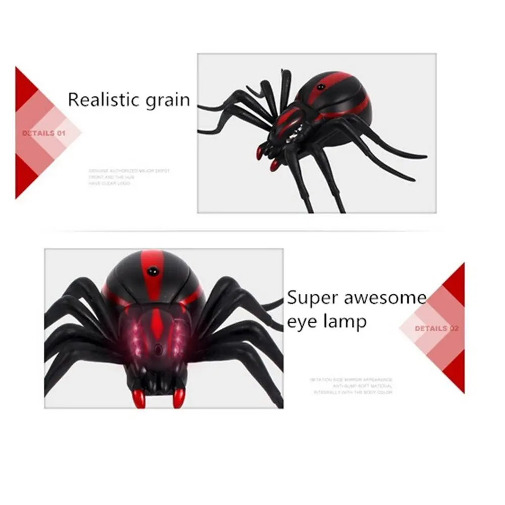 EBOYU 9915 RC Spider Remote Control Car Vehicle Animal Scary Prank Toys Electric Electronic Siumlation Fake Kids Birthday Gifts 4