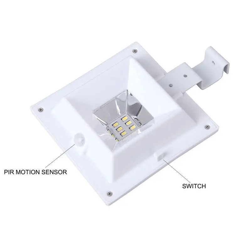 4pcs-Motion-Sensor-Home-Wall-Light-6-LED-Solar-Powered-Gutter-Light-Outdoor-Home-Garden-Yard-Wall-Fence-Pathway-Lamp-Night-Light(14)
