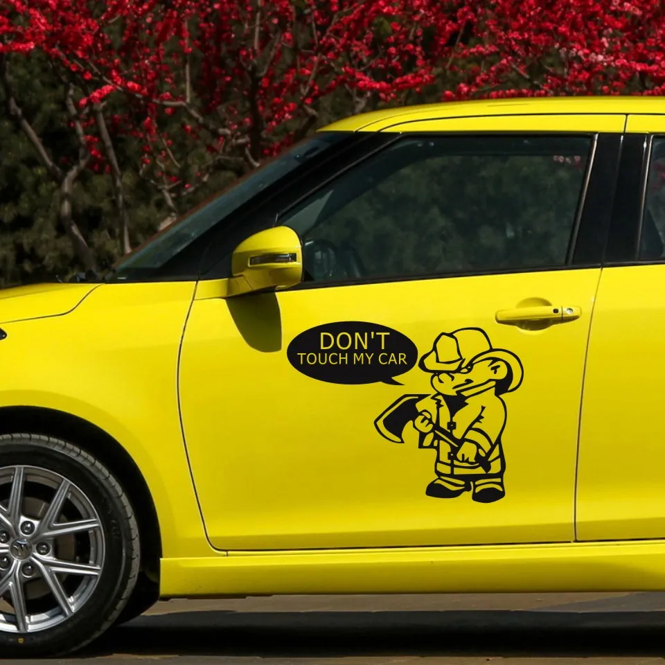 18.214 Don't Touch My Car Sticker Slammed Funny Decals Motorcycle Car Styling Accessories (7)