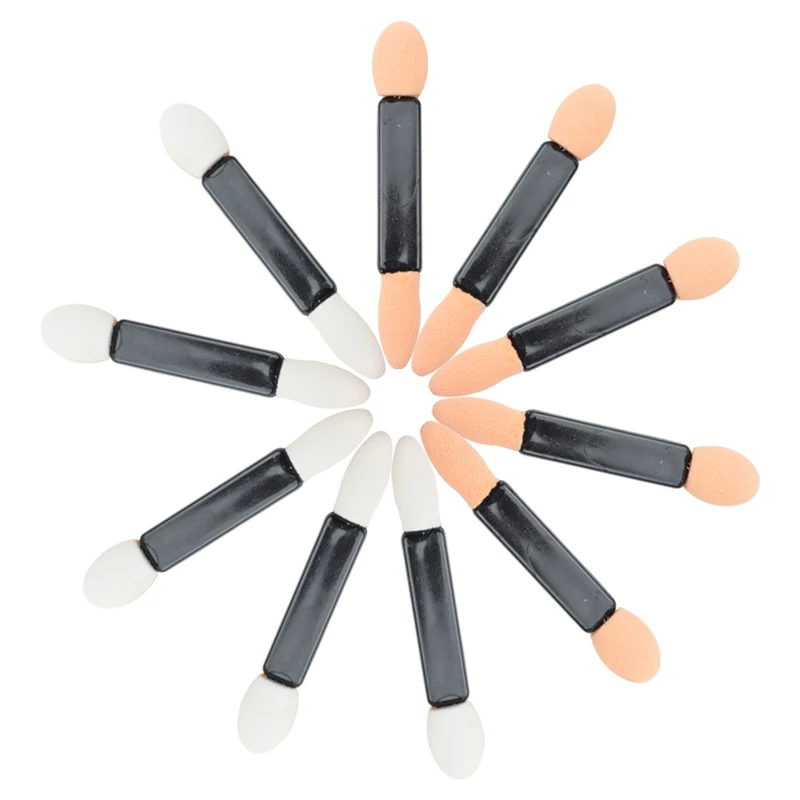 

10Pcs/Lot Fashion Eyeshadow Brushes Black Professionale Makeup Eyeshadow Brushes Set 10pc BAG Blending Eye Brush Double-End Tool