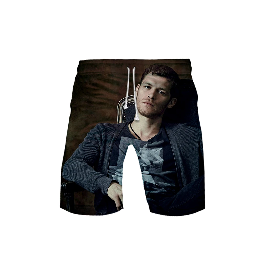 Коллекция года, 3D принт niklaus mikaelson, последняя мода, короткие, в стиле панк, популярные элементы, хип-хоп, лето