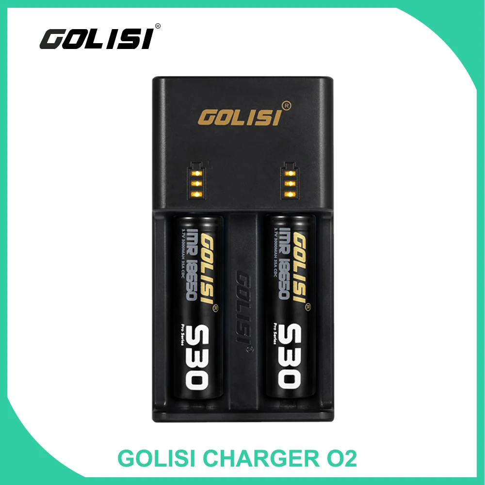 Оригинальное зарядное устройство Golisi Digi O2/O4 Li-Ion 0.5A/1A/2A зарядное устройство US Plug зарядное устройство без аккумулятора