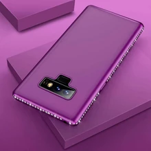 Роскошные силиконовый чехол для samsung Galaxy Note 9 чехол S9 плюс S8 плюс Note 8 крышка для Galaxy Note 9 Note9 Coque S7edge