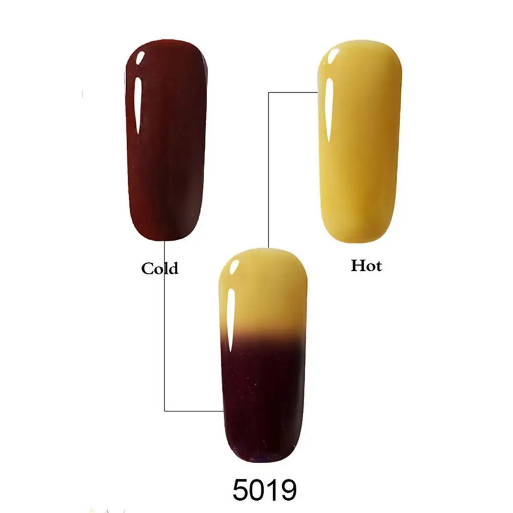 Тепла холодной Soak Off Gel Лаки Температура изменить ногтей гель для UV 7 мл Long Lasting лак