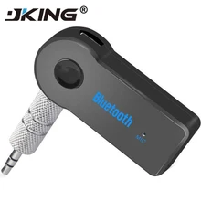 JKING беспроводной Bluetooth приемник передатчик адаптер 3,5 мм разъем для автомобиля Музыка Аудио Aux A2dp для наушников ресивер громкой связи