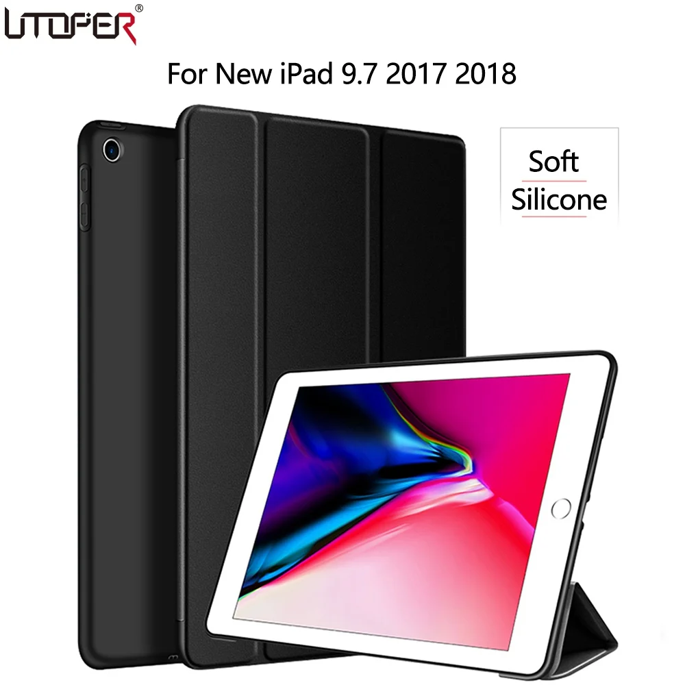 UTOPER Чехлы для нового iPad 9 7 дюймов 2017 2018 чехол YiPPee цветной PU смарт A1822 A1823 A1893 A1954