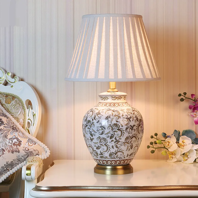 nightstand lamp with dimmer catellani and smith classical rural chinese ceramic fabric e27 table lamp dimmer for wedding deco living room bedroom bedside 58cm 1489in led lamps from lights nightstand lamp with dimmer catellani and smith classical rural chinese ceramic fabric e27 table lamp dimmer for wedding deco living room bedroom bedside 58cm 1489in led lamps from lights