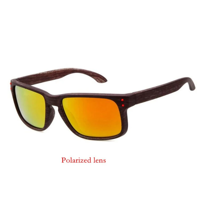 

Polarized Mens Sunglasses Vintage Style womens Sun glasses Outdoors Sports uv400 Sunglass 2018 Top Quality Wood Grain