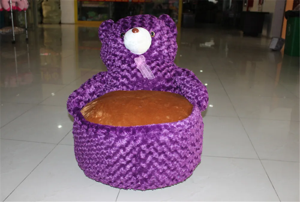 Fancytrader Pop Anime Teddy Bear Chair Toys Huge Stuffed Soft Animals Bears Sofa Cushion for Kids Adults2
