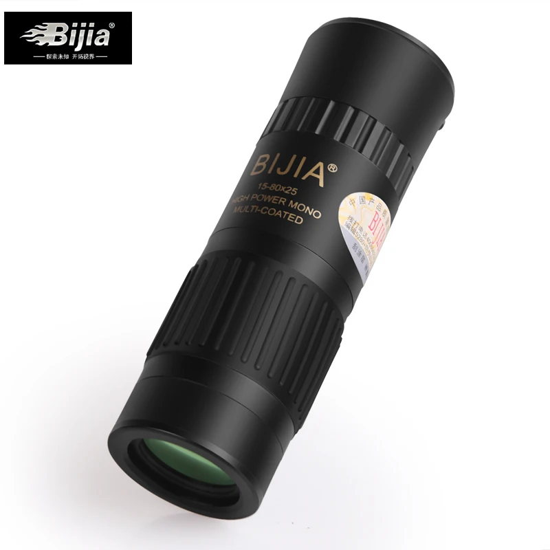 BIJIA 15-80x25 карманный мини зум Монокуляр высокое качество Карманный телескоп со штативом