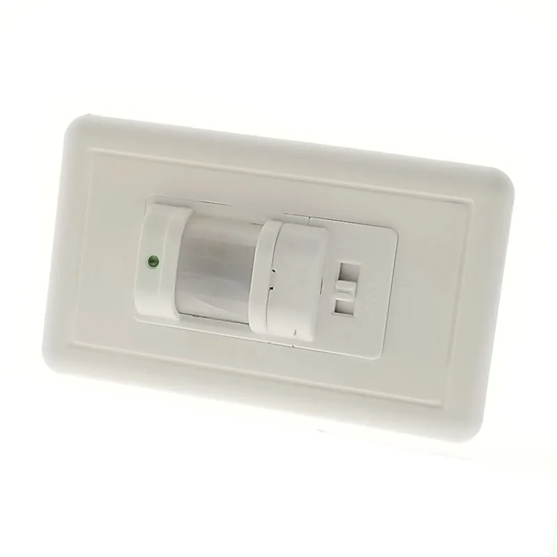 

AC 220V ON OFF AUTO Wall Mount Motion Sensor Switch Automatic PIR Infrared Sensor Light Switch with 9m Max