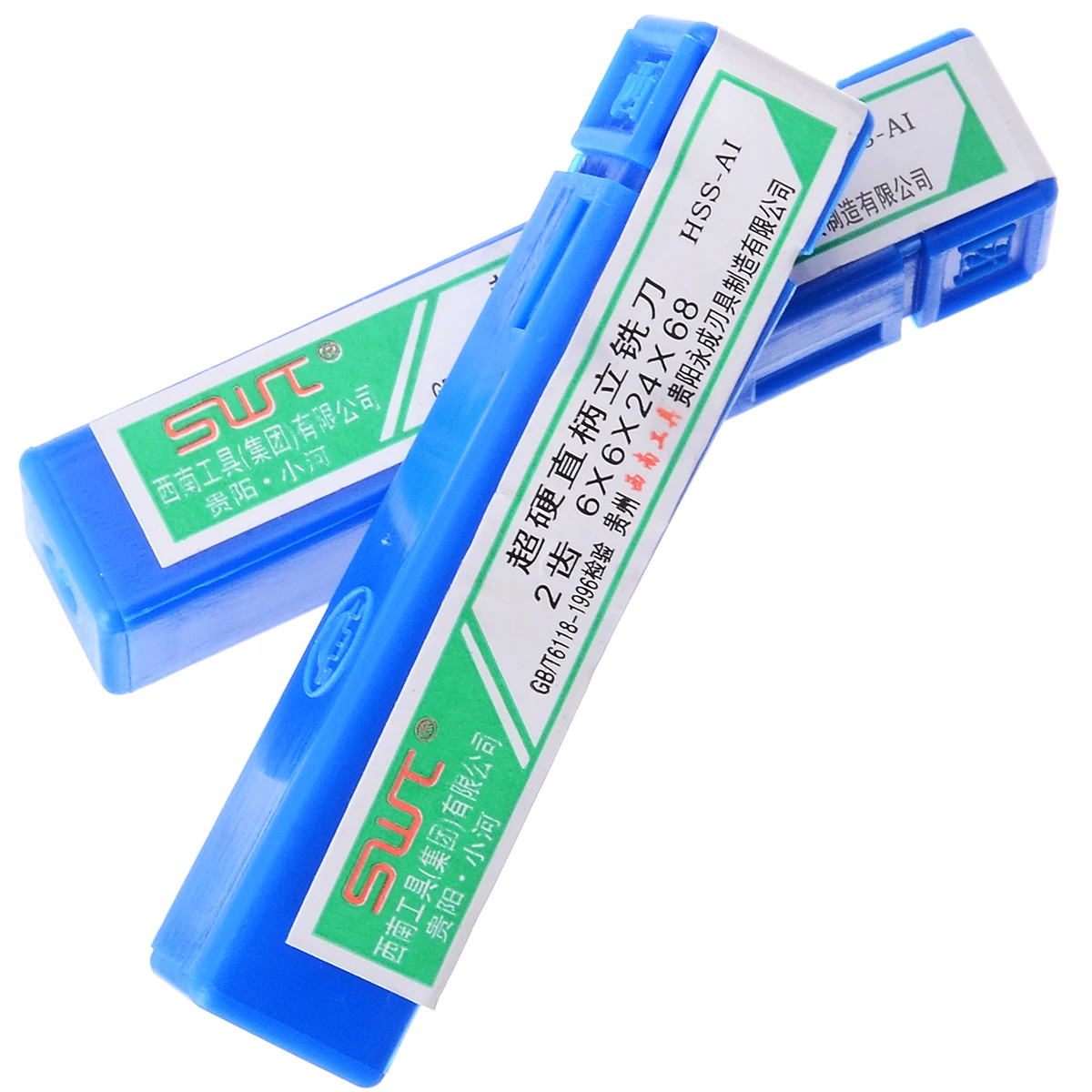 5Pcs 2 Flute End Mill Set 6mm Shank Extended HSS & Aluminium CNC Milling Cutter Bit Kit