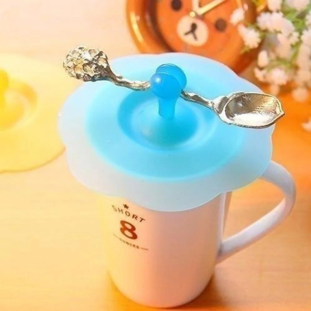 

Anti-dust Cup Cover Cartoon Cup Cover Novelty Gift Can Be Fixed a Spoon 10.3cm