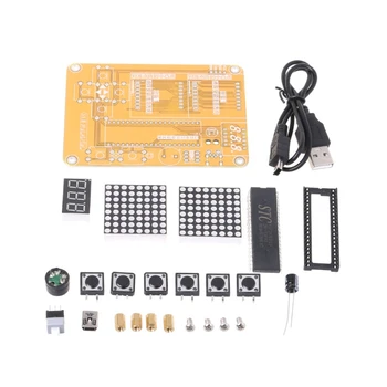 

MCU Computer Game Machine DIY Snake Electronic for Tetris/Snake/Plane DIY Kit