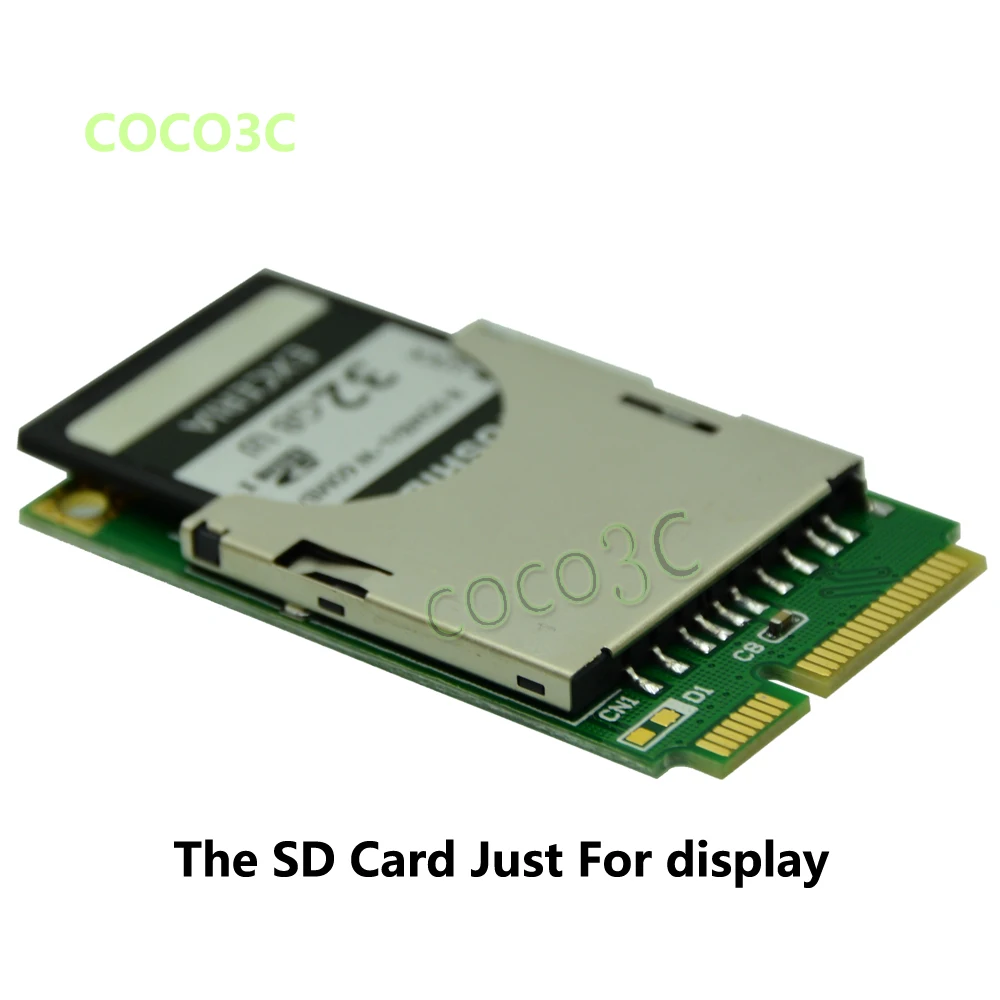 Memory Card Reader Adapter SD SDHC SSD to Mini PCI-e High Speed Data Transfer