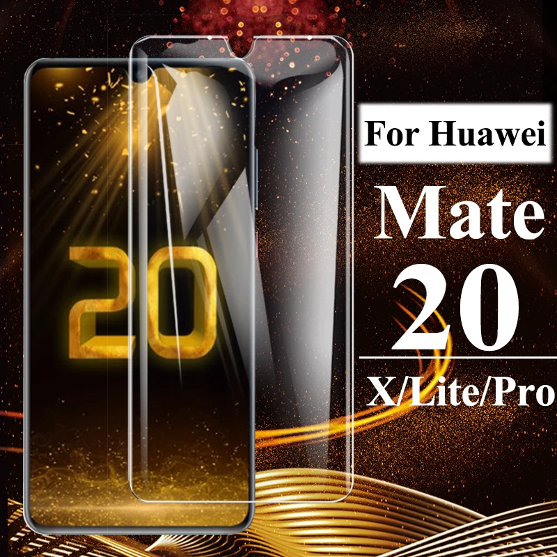 

Glass On For Huawei Mate 20 Pro Lite X Tempered Protective Screen Protector 20Pro 20X 20Lite Light Huawey X20 Tremp Sheet Glas