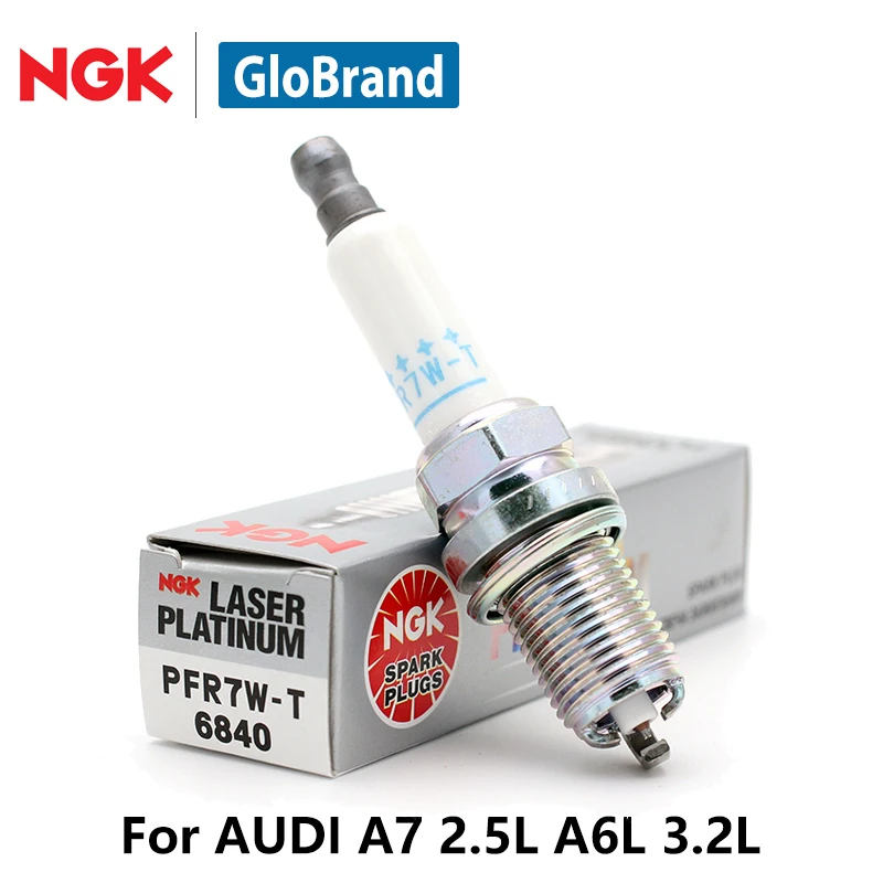 NGK Car Spark Plugs For AUDI A7 2.5L A6 3.2L double platinum PFR7W T