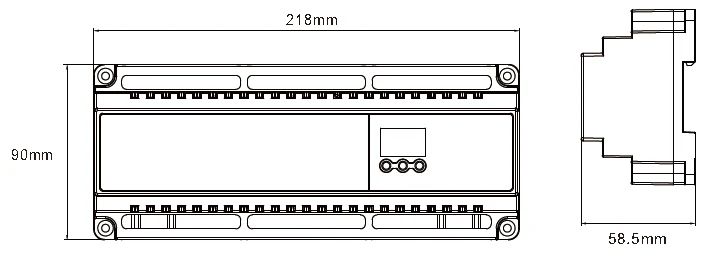 Светодиодный декодер DMX512 с постоянным напряжением 12В-24 В 5А* 24CH, светодиодный дисплей, настройка адресов, RJ45, 24 канала, DMX декодер