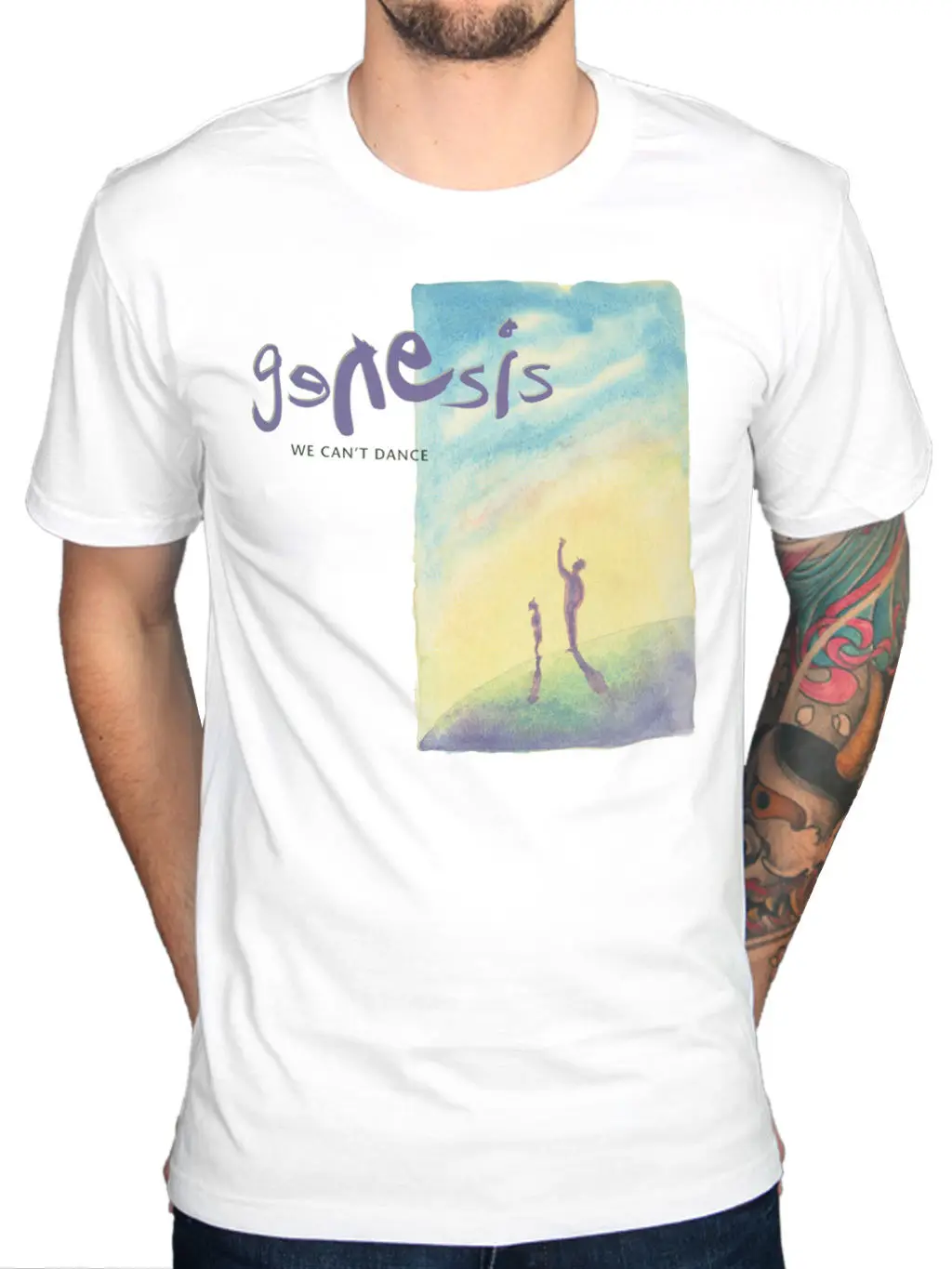 Официальный Genesis We Can't Tanz Grafik футболка рок-группа Phil Collins Mama популярная тема