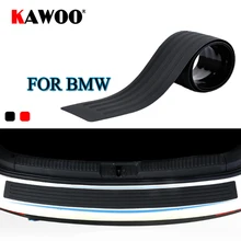KAWOO For BMW X1 X3 X5 X6 F15 F16 F20 F25 E83 E70 E84 E53 Z4Rubber Rear Guard Bumper Protect Trim Cover Sill Mat Pad Car Styling