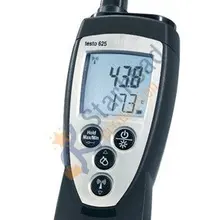 Testo 625, беспроводной гигрометр, измеритель влажности воздуха, измеритель температуры NTC& K, зонд, влажная лампа, точка росы 0563 6251