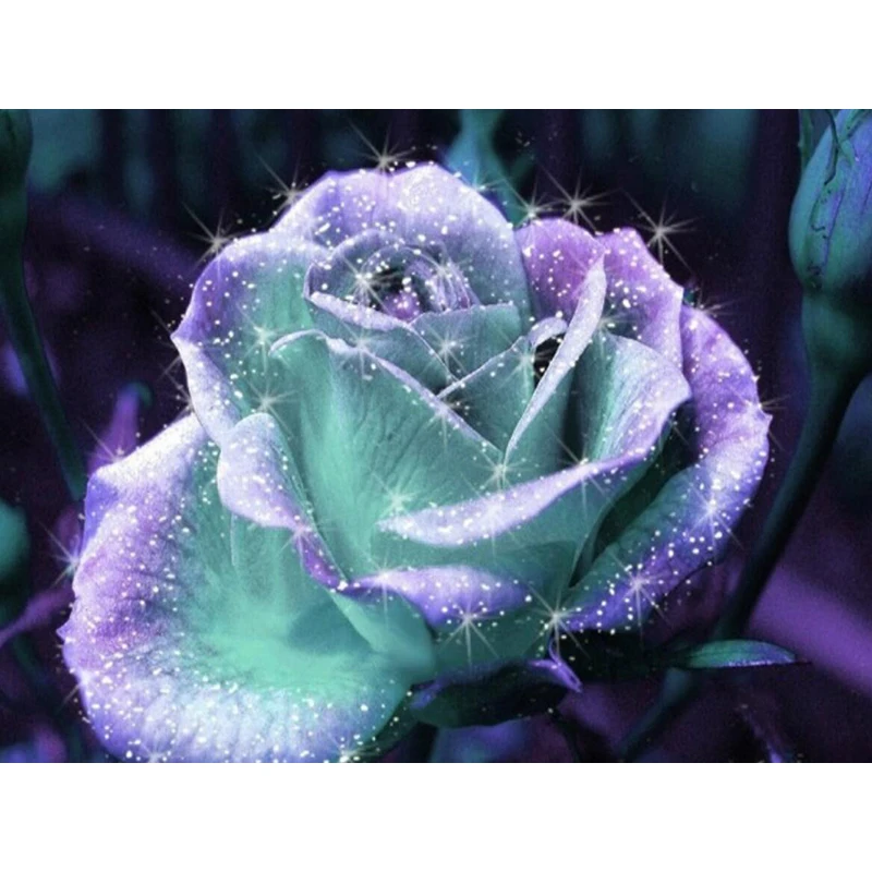 Полностью 5D Diy Daimond картина "Сияющие розы" 3D Алмазная живопись круглые стразы Алмазная Вышивка Цветы