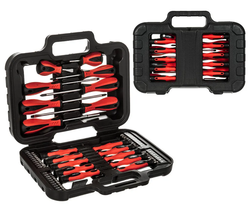 

HUAFENG BIG ARROW 58PC Screwdriver & Bit Set Precision Slotted Torx Pillips Tool Kit Mechanics