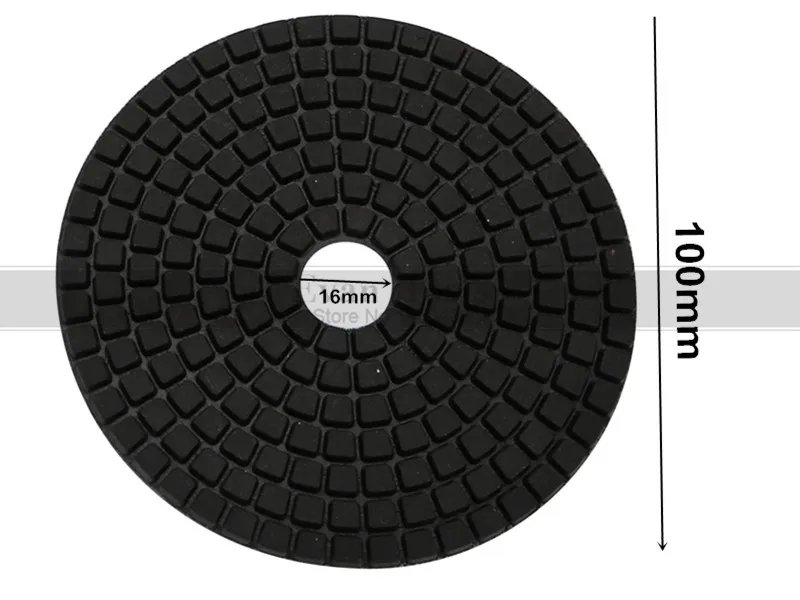 1 шт. 4 ''/100 мм Алмаз Мягкий шлифовальный лист 50/200/500/1000/3000 /10000 крупы для Мрамор керамики Стекло Абразивные инструменты