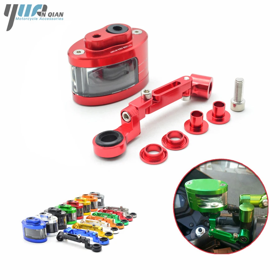 Universal Motorcycle Brake Fluid Reservoir Clutch Tank Oil Fluid Cup For Yamaha TDM 900 850 FZ6 FZ1 FAZER 600 FZ1N FZ6N XSR900