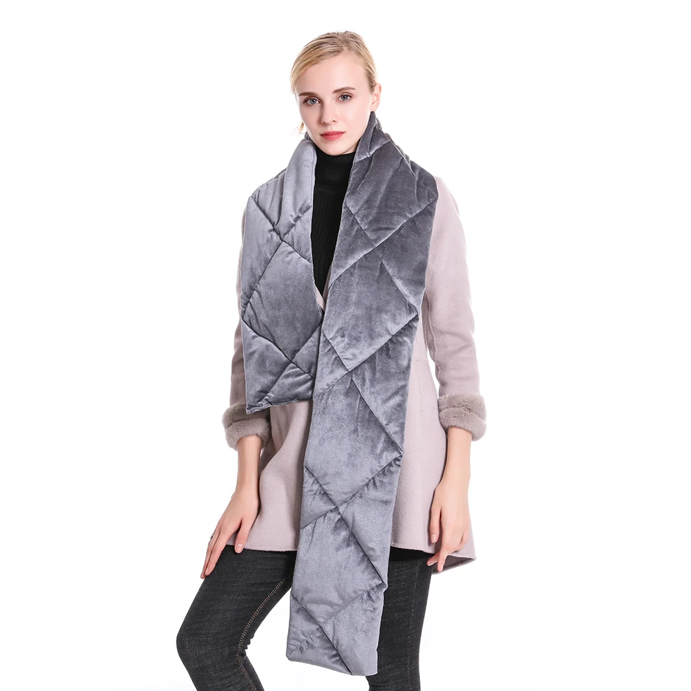 FOXMOTHER модный бренд 18 см* 180 см зимний черный серый бархатный клетчатый шарф женские шарфы Прямая поставка