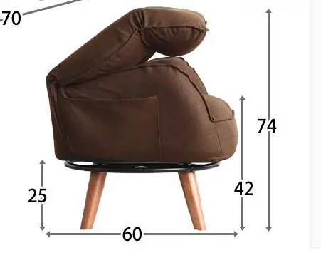 Шезлонг диван. Односпальная кровать кресло. Складной и открытое окно Lounge chair.06