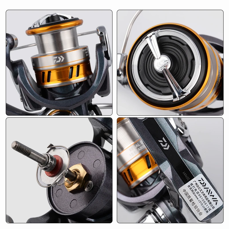 DAIWA REGAL LT рыболовные спиннинговые Катушки 1000D 2000D 2500D 2500DXH 3000DC 3000DCXH 10BB ВОЗДУШНЫЙ РОТОР алюминиевые катушки рыболовные колеса