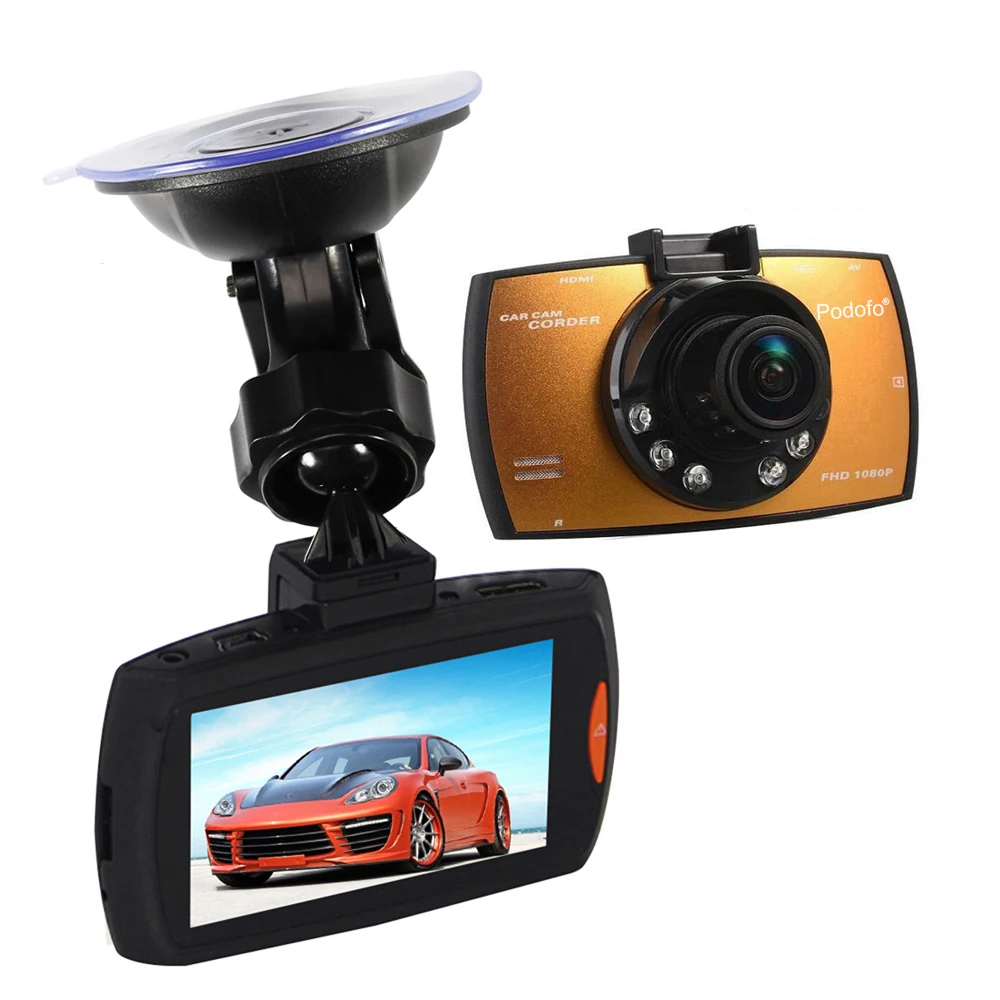 Podofo Mini Car DVR G30 Full HD 1080P Camera With Motion Detection Night Vision G-Sensor Dashcam Registrar Dash Cams DVRs