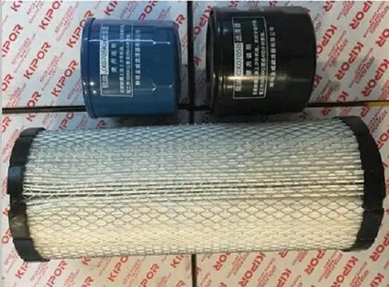 Snelle Verzending Diesel Generator KDE11SS 1pc brandstoffilter 1pc olie filter 1pc luchtfilter Dieselmotor