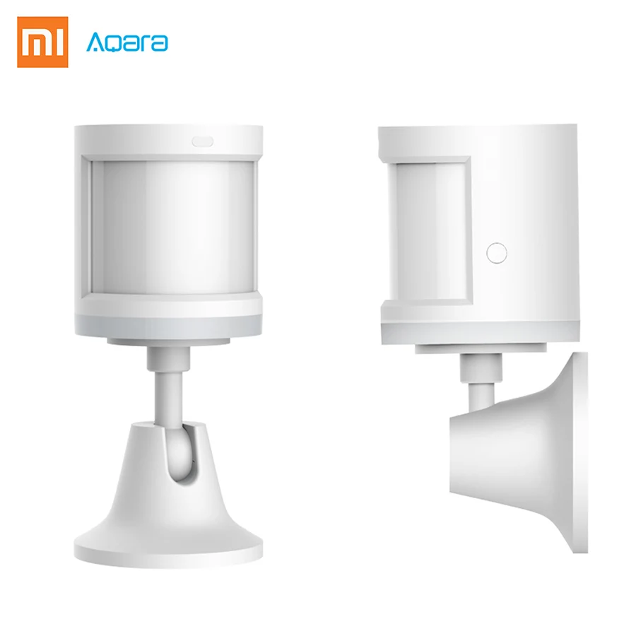 

100% Original Xiaomi Aqara Smart Human Body Sensor ZigBee Wireless Connection Built In Light Intensity Sensors Work APP Contral