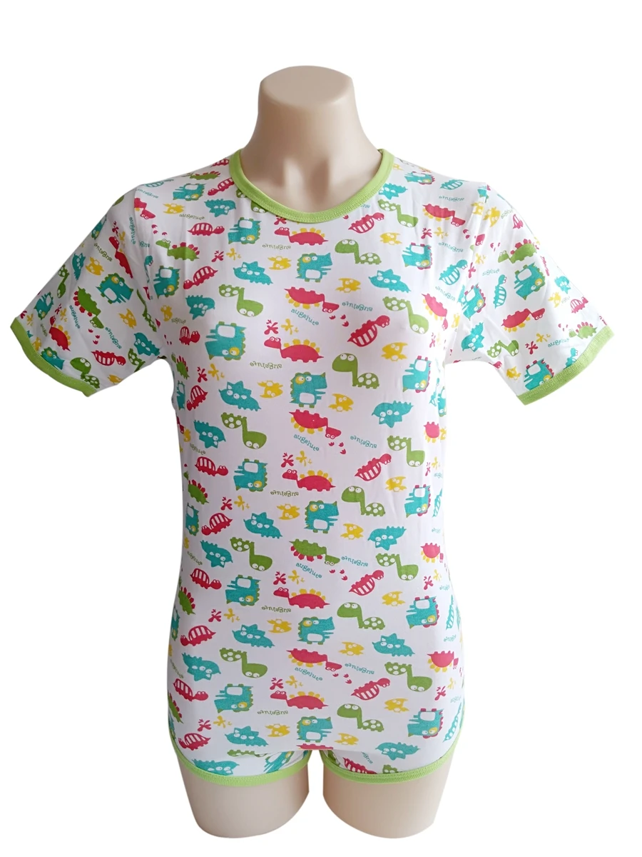 

colorful dinosaur printed bodysuit/adult onesie/abdl spandex bodysuit/men jumpsuit/adult Stretch bodysuit