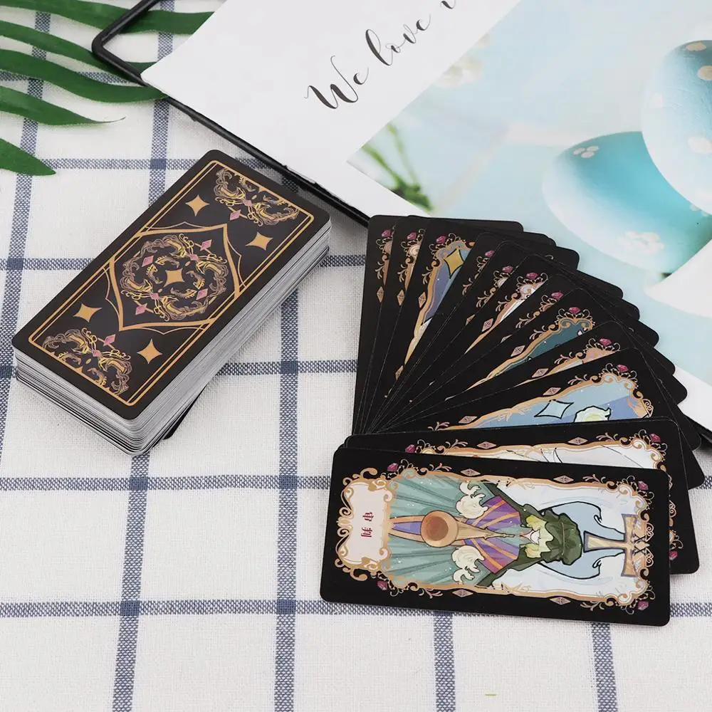 

Student Tarot Cards With Colorful Box Mysterious Divination Astrology Board Game