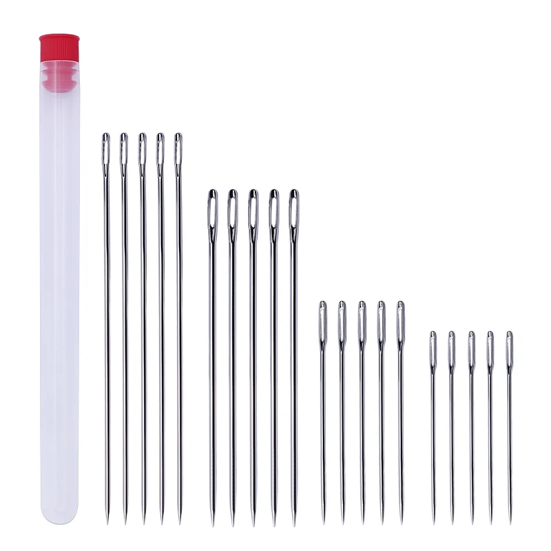 

20/100PCS 175MM Long Stainless Steel DIY Handmade Sewing Needle for Leather Needles Household Sewing Tool Accessories Pins