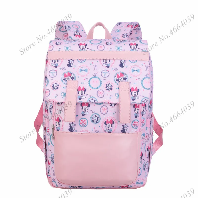 Disney Minnie Mummy сумка для беременных, брендовый usb-обогреватель, Большая вместительная детская сумка, рюкзак для путешествий, сумка для ухода за ребенком - Цвет: 73 pink
