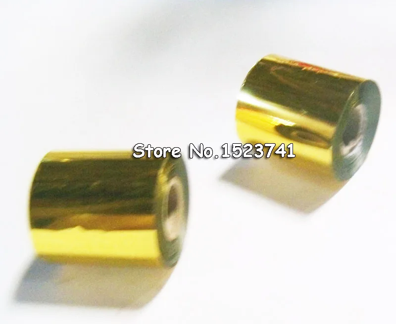 1roll Gold Sliver Small size 6cm*120m Hot Foil Stamping Paper Suit For Stamp Machine DIY Invitation Economy Choice